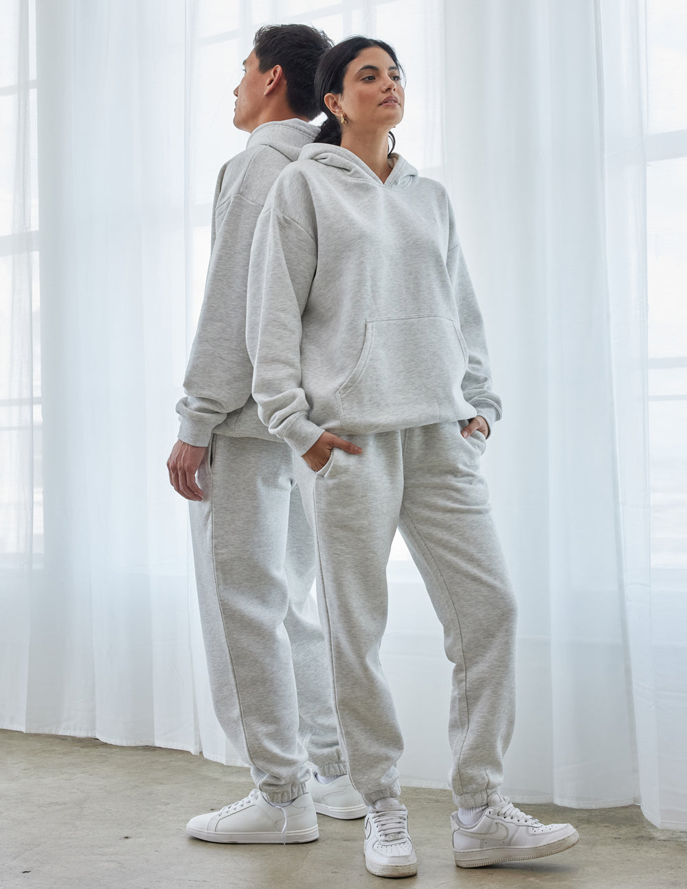 Elevated Faith Basics Cloud Grey Unisex Sweatpant - AVBL MRKT (2)