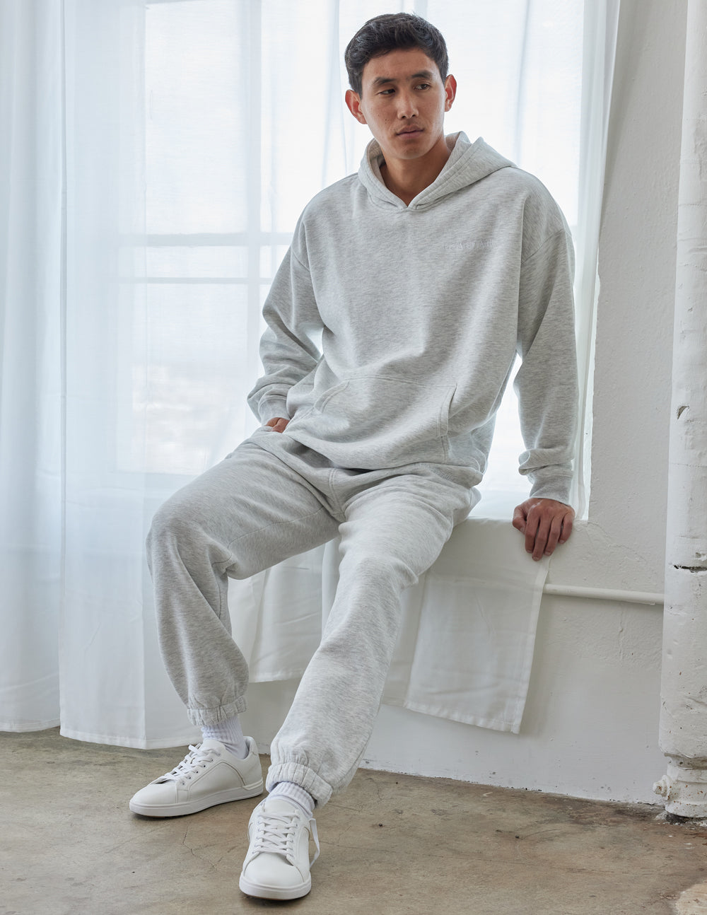 Elevated Faith Basics Cloud Grey Unisex Sweatpant - AVBL MRKT (2)