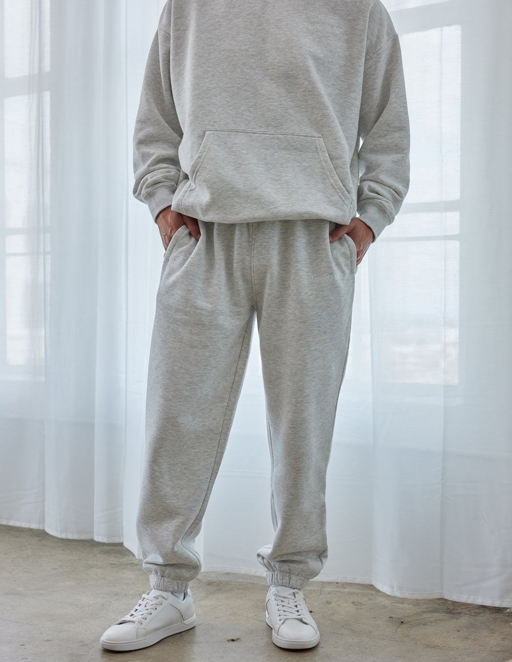Elevated Faith Basics Cloud Grey Unisex Sweatpant - AVBL MRKT (3)