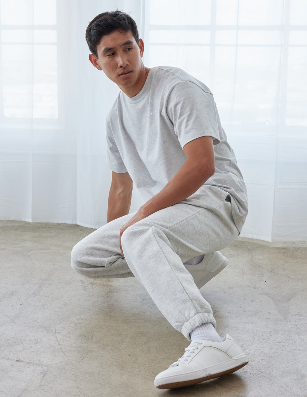 Elevated Faith Basics Cloud Grey Unisex Tee - AVBL MRKT (2)