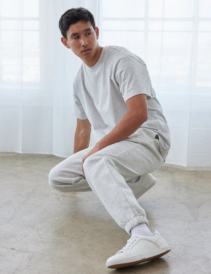 Elevated Faith Basics Cloud Grey Unisex Tee - AVBL MRKT (2)