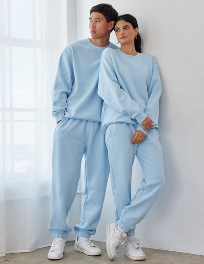 Elevated Faith Basics Dream Blue Unisex Crewneck - AVBL MRKT (2)
