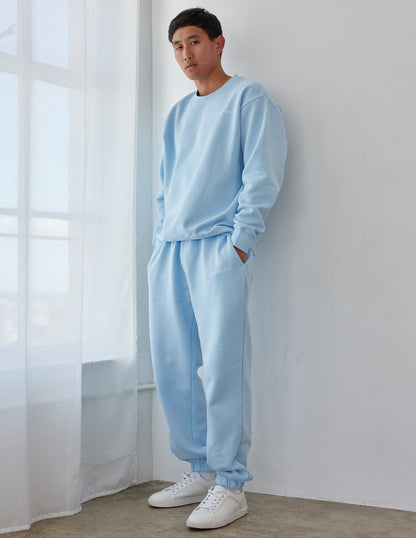 Elevated Faith Basics Dream Blue Unisex Crewneck - AVBL MRKT (3)