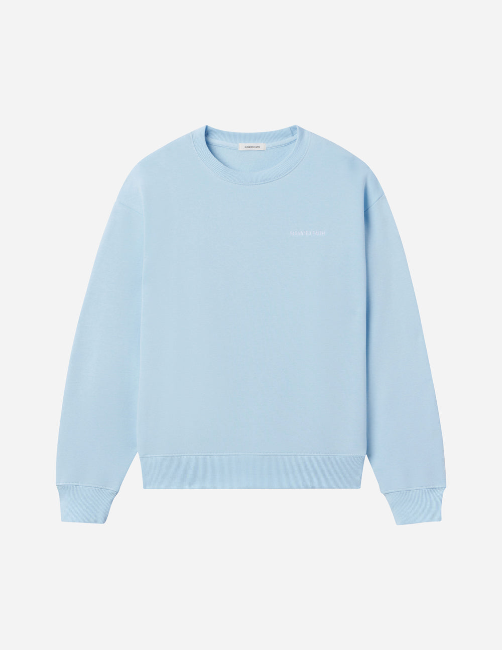 Elevated Faith Basics Dream Blue Unisex Crewneck - AVBL MRKT (4)