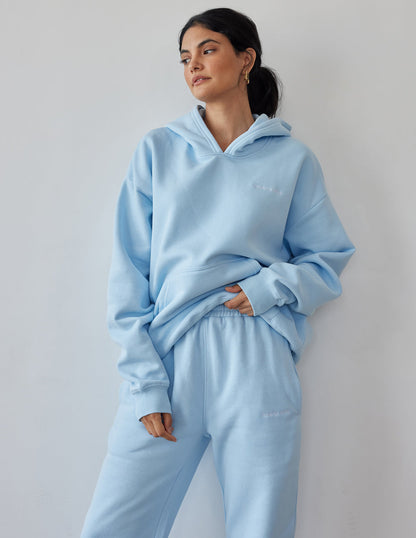 Elevated Faith Basics Dream Blue Unisex Hoodie - AVBL MRKT (2)