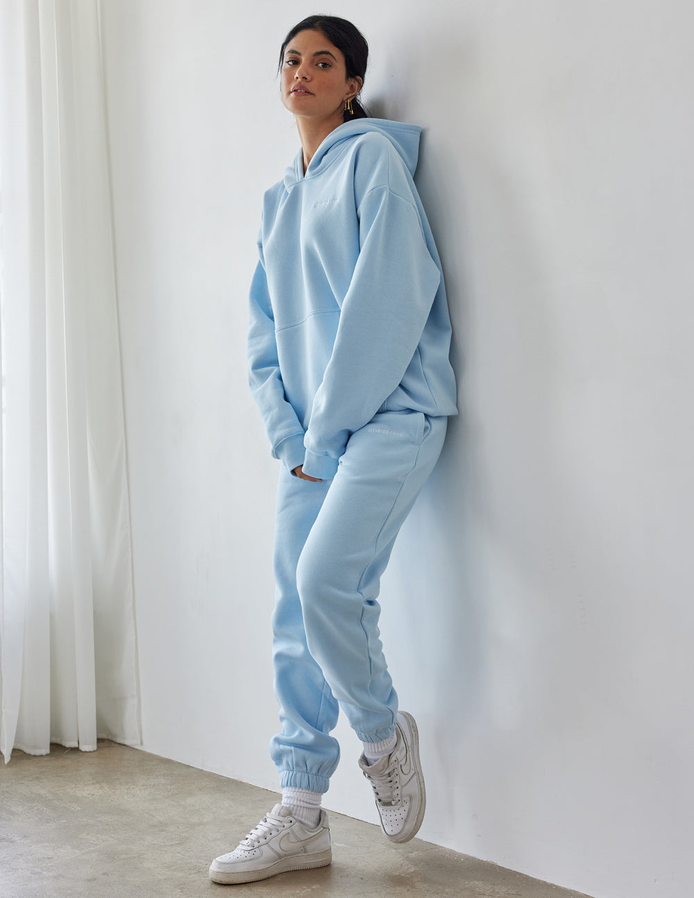 Elevated Faith Basics Dream Blue Unisex Hoodie - AVBL MRKT (3)