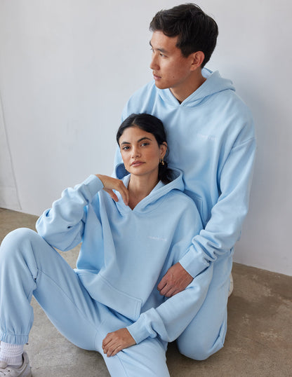Elevated Faith Basics Dream Blue Unisex Hoodie - AVBL MRKT (3)