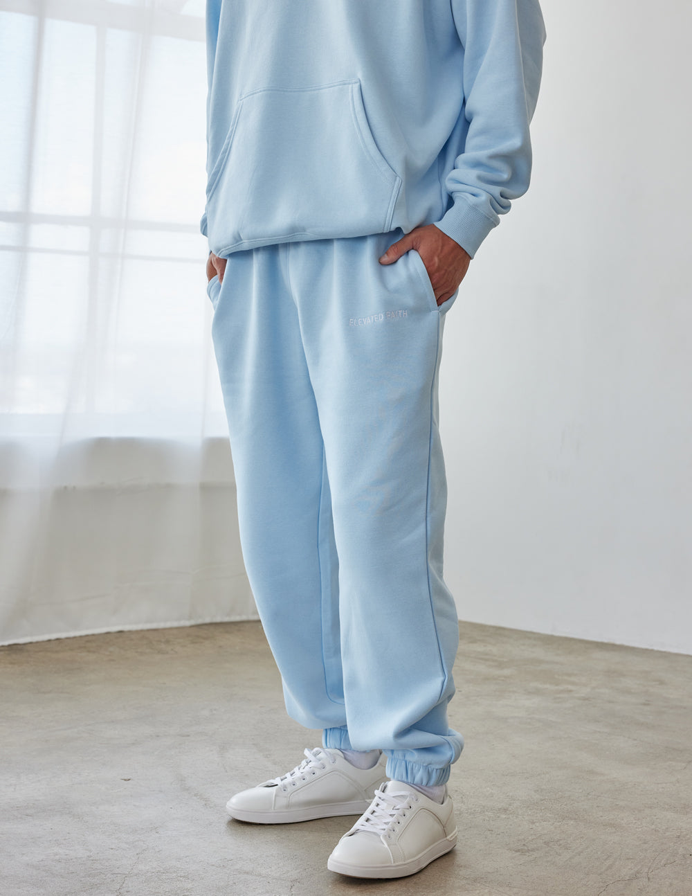 Elevated Faith Basics Dream Blue Unisex Sweatpant - AVBL MRKT (1)