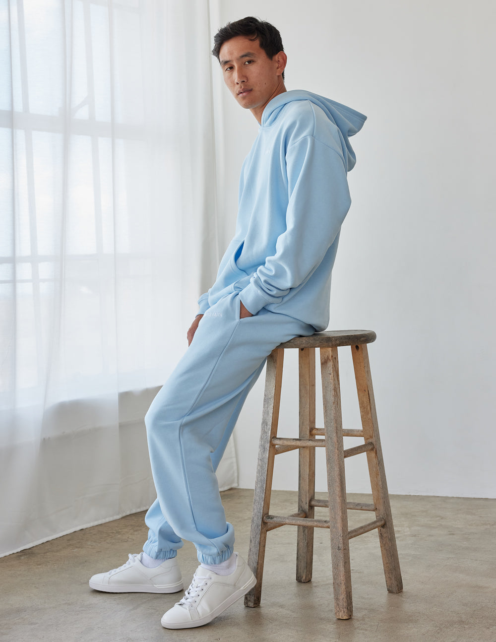 Elevated Faith Basics Dream Blue Unisex Sweatpant - AVBL MRKT (2)