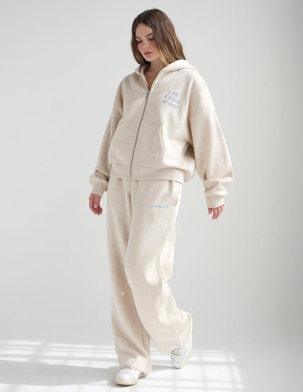 Elevated Faith Basics Eggshell Wide Leg Sweatpant - AVBL MRKT (1)