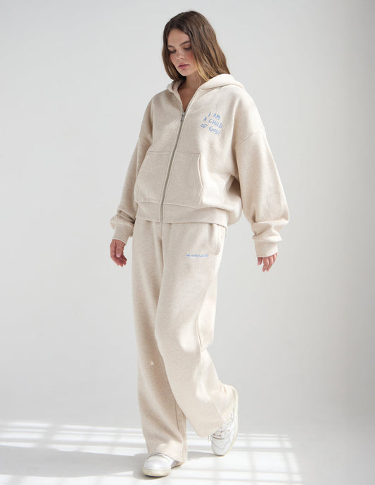 Elevated Faith Basics Eggshell Wide Leg Sweatpant - AVBL MRKT (1)