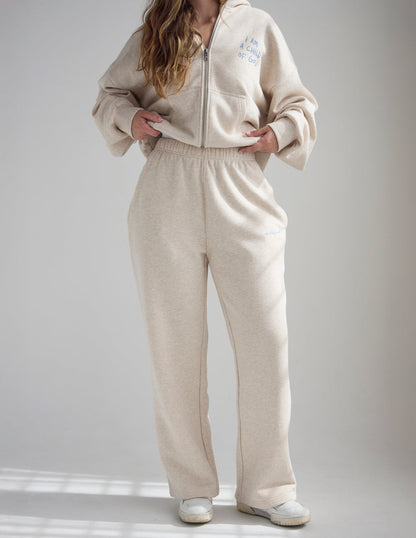 Elevated Faith Basics Eggshell Wide Leg Sweatpant - AVBL MRKT (3)