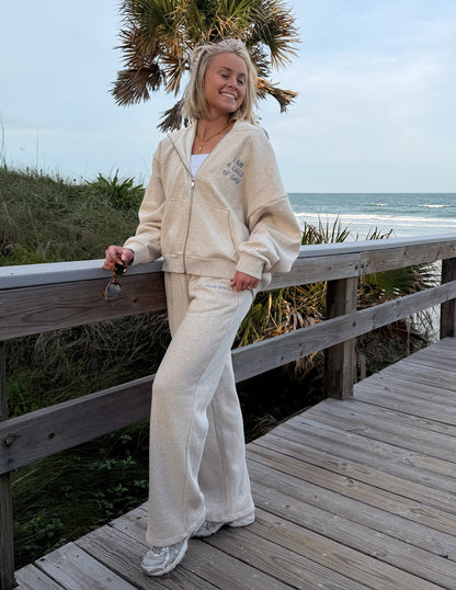 Elevated Faith Basics Eggshell Wide Leg Sweatpant - AVBL MRKT (6)