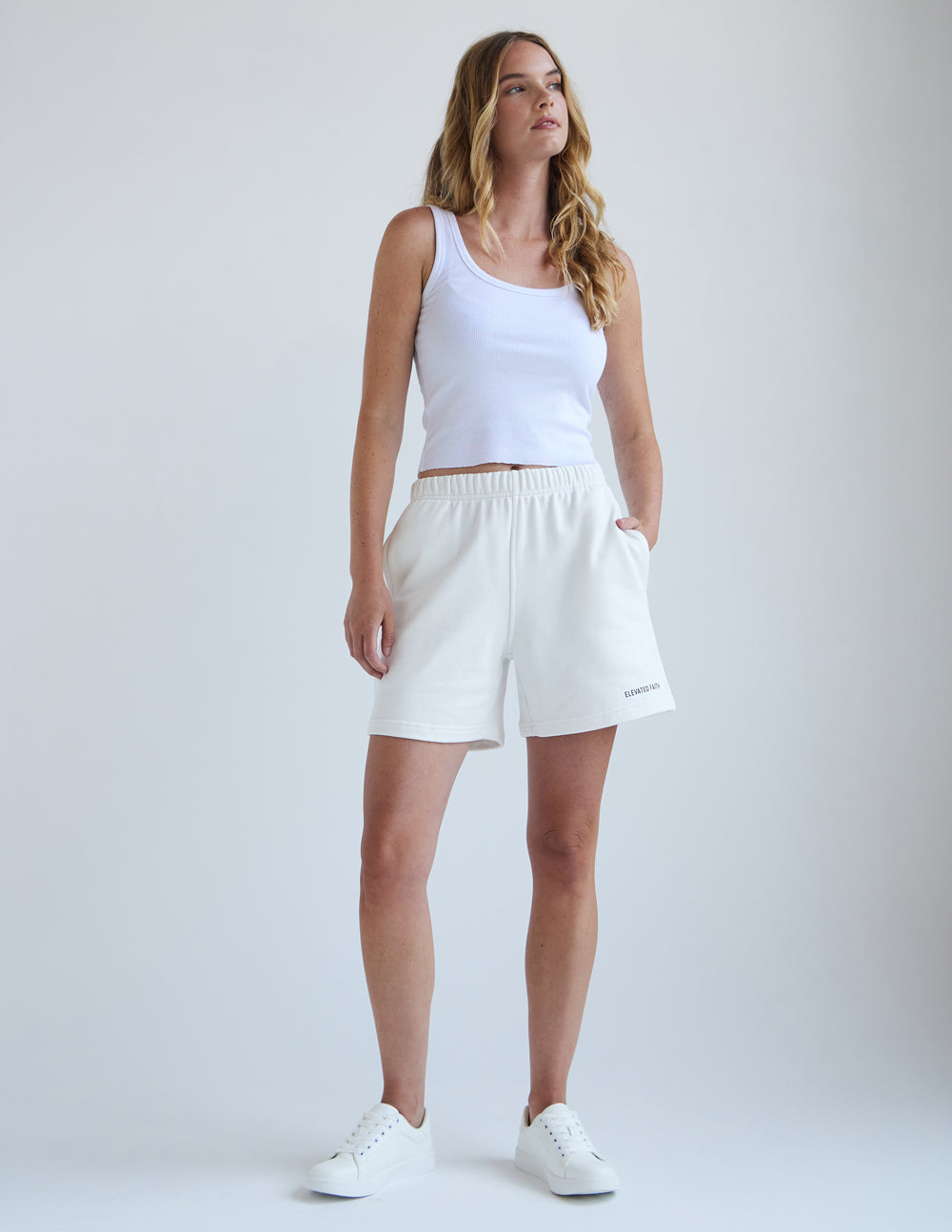 Elevated Faith Basics Ivory Women's Short - AVBL MRKT (5)