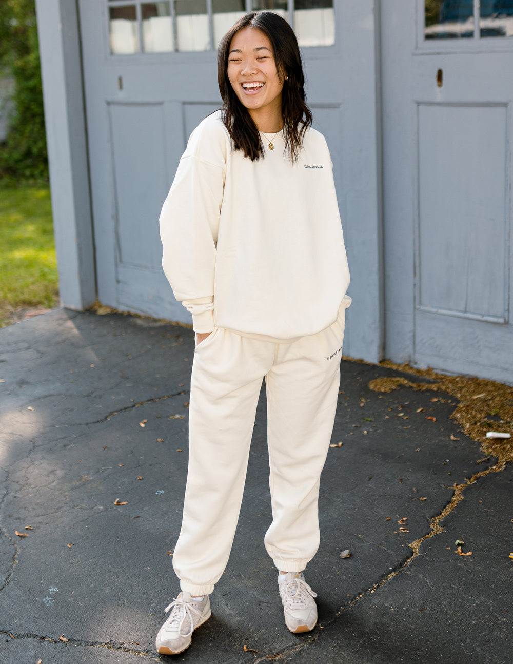 Elevated Faith Basics White Sand Unisex Sweatpant - AVBL MRKT (6)