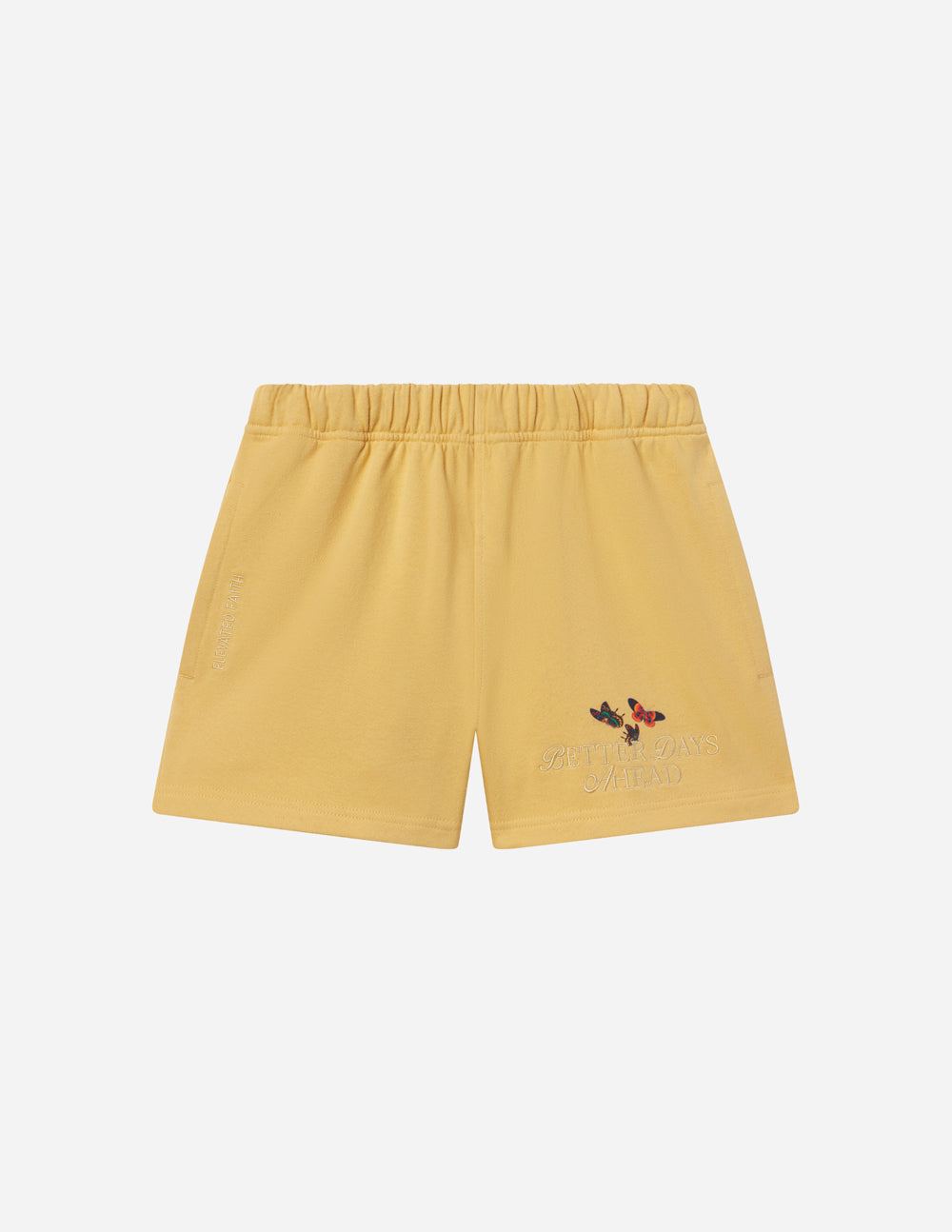 Elevated Faith Better Days Butterfly Unisex Short - AVBL MRKT (1)