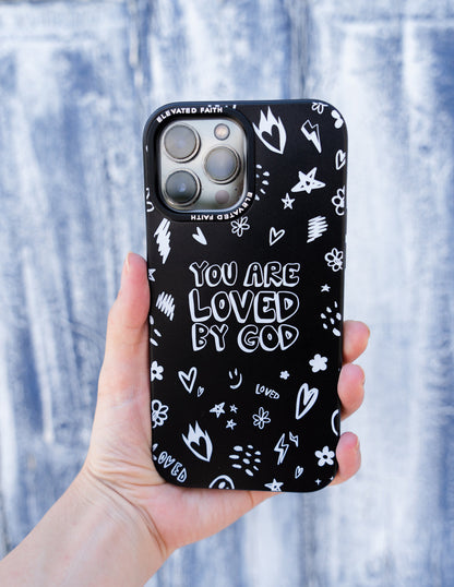 Elevated Faith Black You Are Loved By God Phone Case - AVBL MRKT (3)
