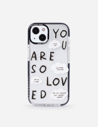 Elevated Faith Black You Are So Loved Phone Case - AVBL MRKT (1)