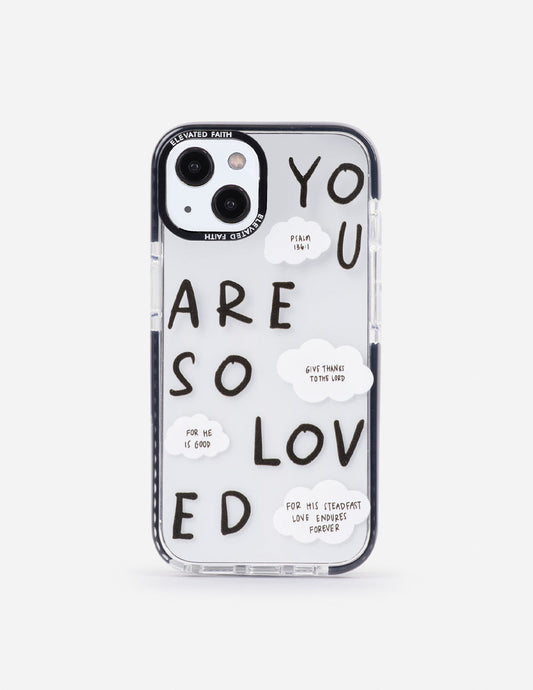 Elevated Faith Black You Are So Loved Phone Case - AVBL MRKT (1)