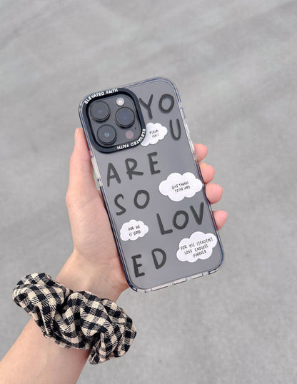 Elevated Faith Black You Are So Loved Phone Case - AVBL MRKT (2)