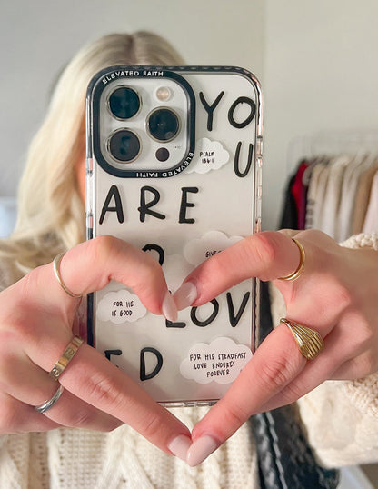 Elevated Faith Black You Are So Loved Phone Case - AVBL MRKT (6)