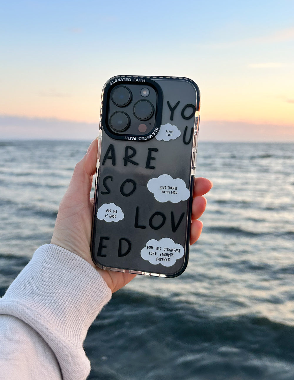 Elevated Faith Black You Are So Loved Phone Case - AVBL MRKT (7)
