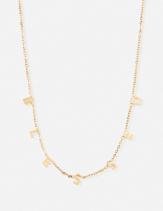 Elevated Faith Blessed Dainty Necklace - AVBL MRKT (1)