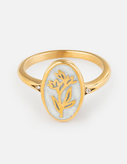 Elevated Faith Bloom Again Enamel Ring - AVBL MRKT (1)