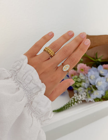 Elevated Faith Bloom Again Enamel Ring - AVBL MRKT (4)