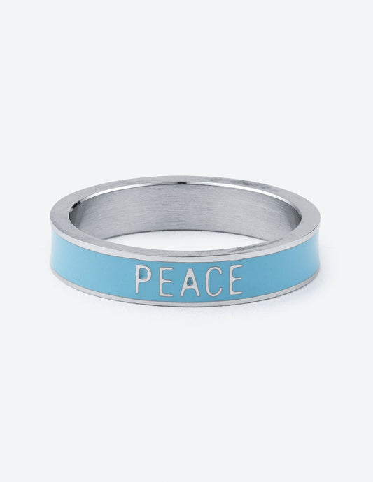 Elevated Faith Blue Enamel Peace Ring - AVBL MRKT (1)