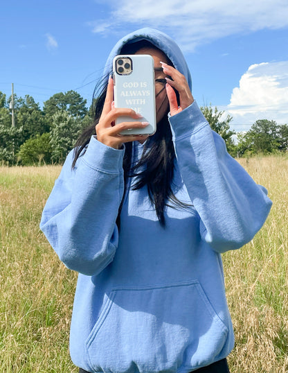 Elevated Faith Blue God is Always With Me Phone Case - AVBL MRKT (4)