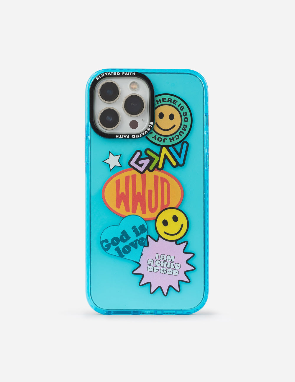 Elevated Faith Blue Sticker Collage Phone Case - AVBL MRKT (1)
