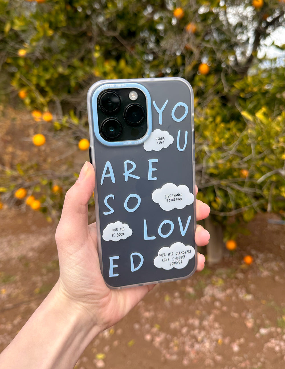Elevated Faith Blue You Are So Loved Frosted Phone Case - AVBL MRKT (3)