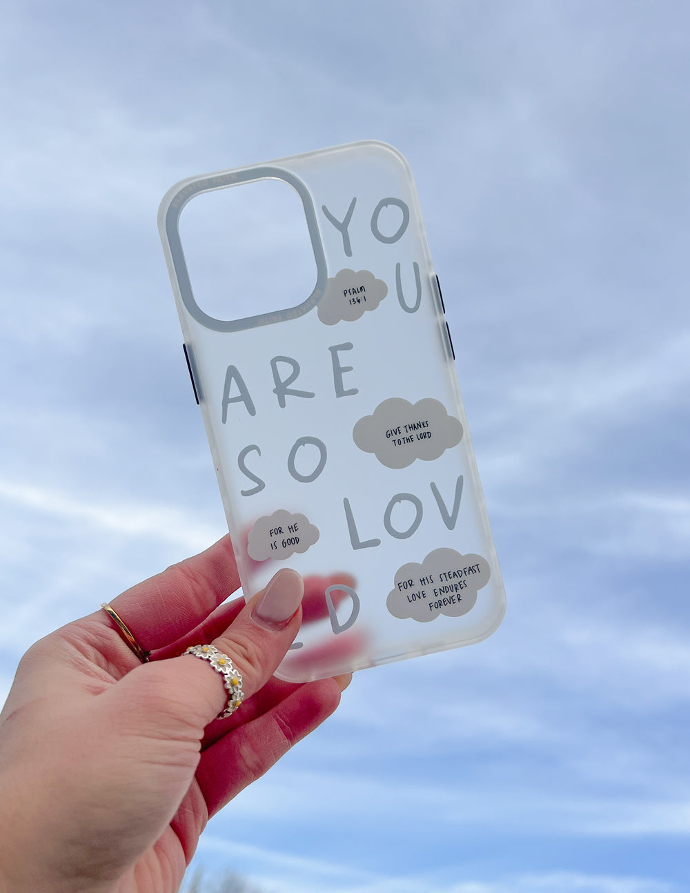 Elevated Faith Blue You Are So Loved Frosted Phone Case - AVBL MRKT (4)
