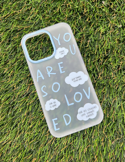 Elevated Faith Blue You Are So Loved Frosted Phone Case - AVBL MRKT (5)
