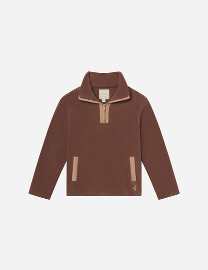 Elevated Faith Brown Fleece Kids Pullover - AVBL MRKT (6)