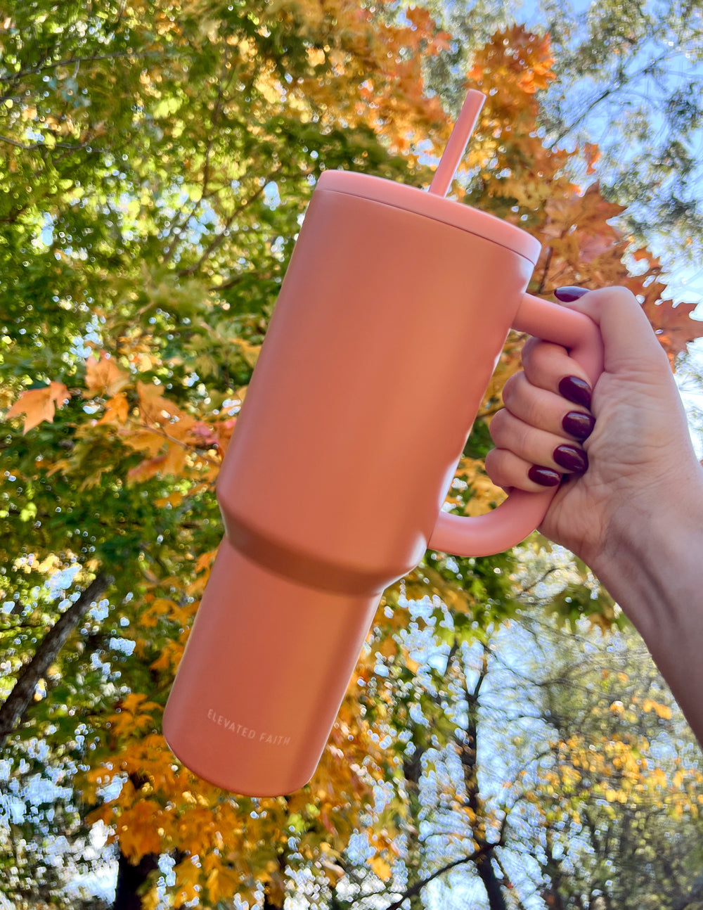 Elevated Faith Burnt Orange 40 oz Ascend Tumbler - AVBL MRKT (3)