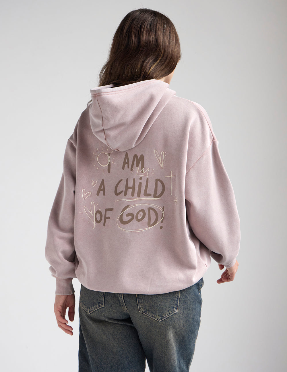 Elevated Faith Child of God Brown Unisex Hoodie - AVBL MRKT (1)