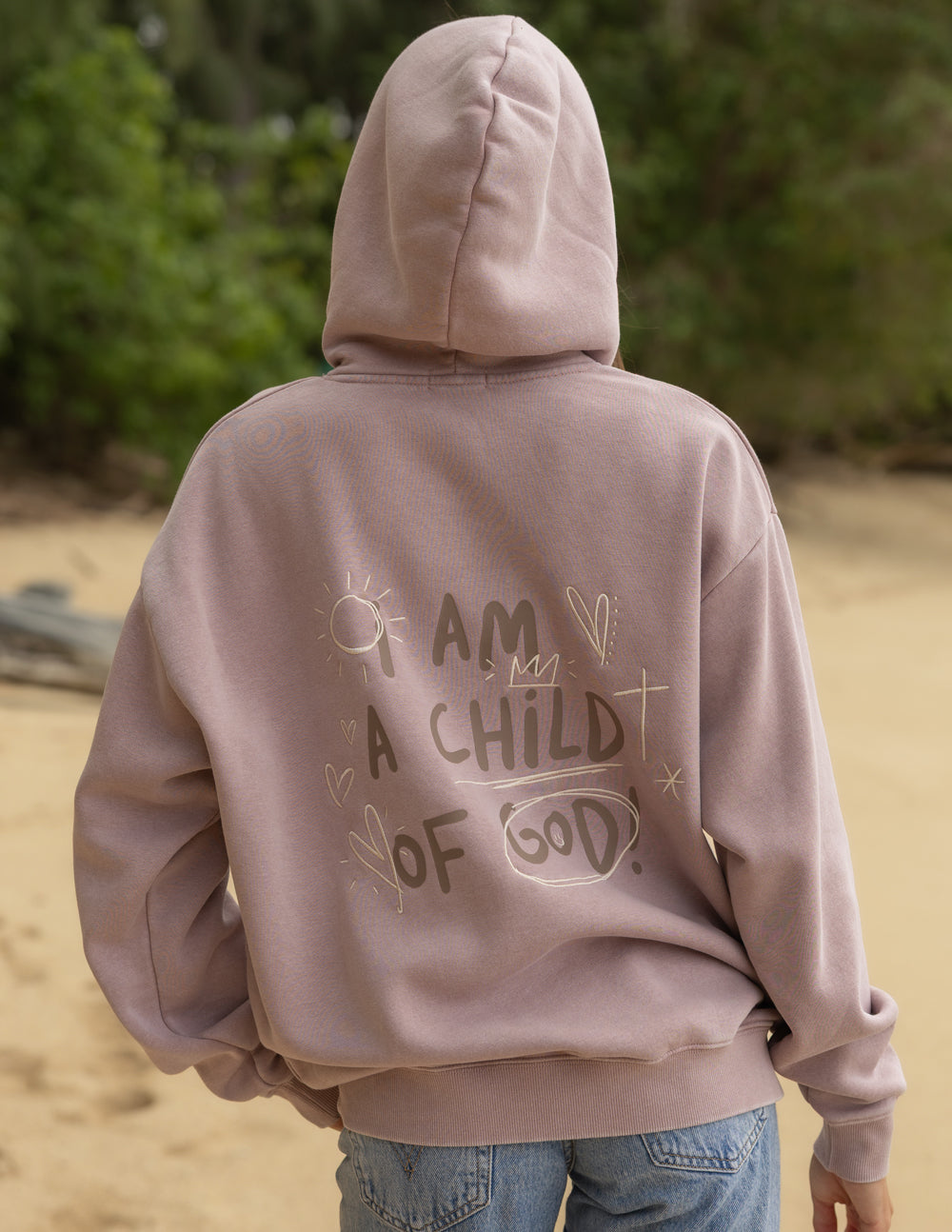 Elevated Faith Child of God Brown Unisex Hoodie - AVBL MRKT (14)