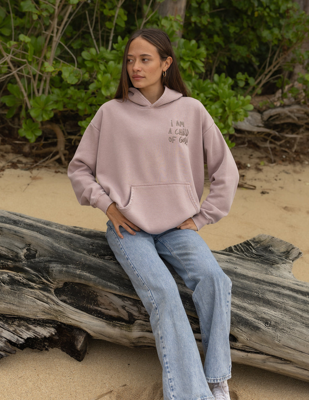Elevated Faith Child of God Brown Unisex Hoodie - AVBL MRKT (15)