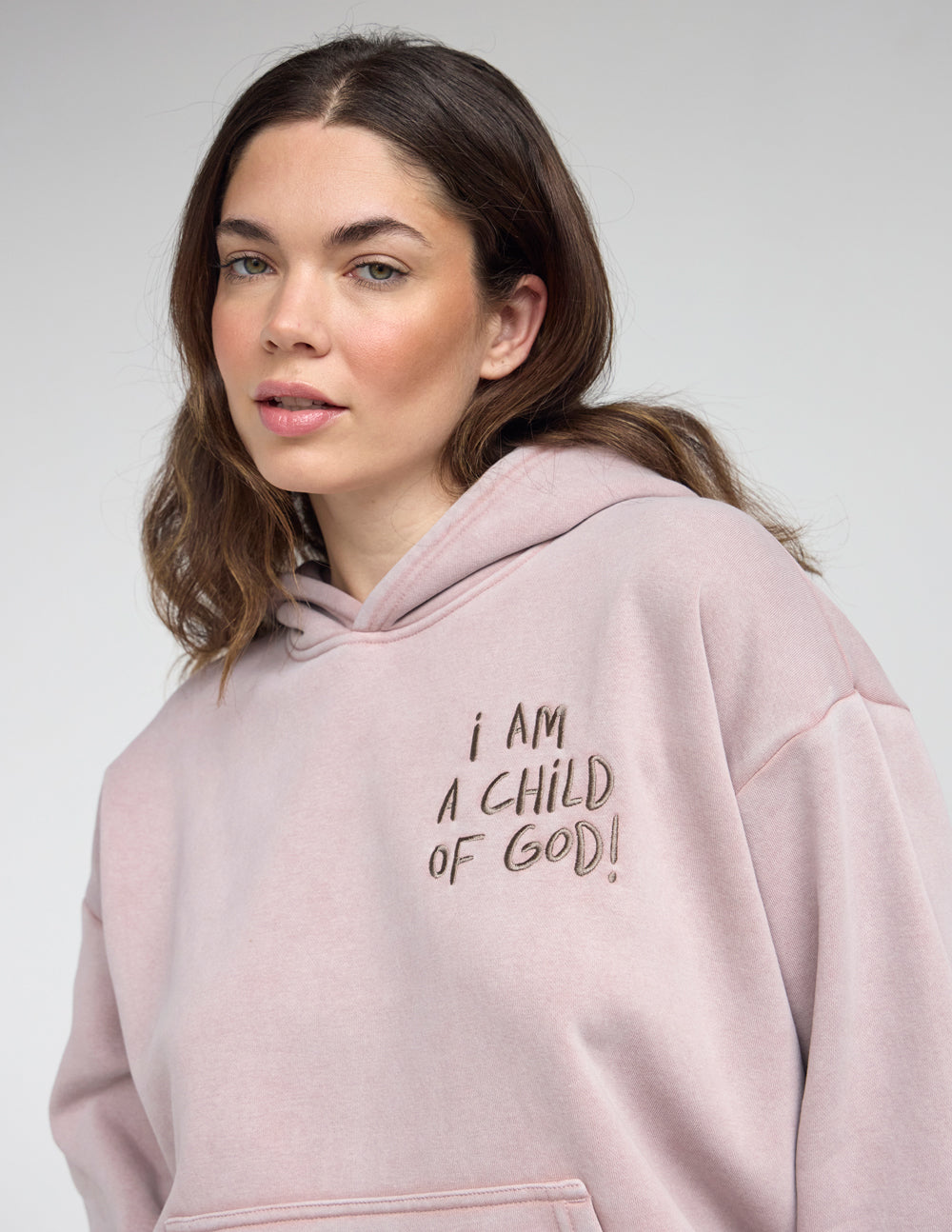 Elevated Faith Child of God Brown Unisex Hoodie - AVBL MRKT (2)