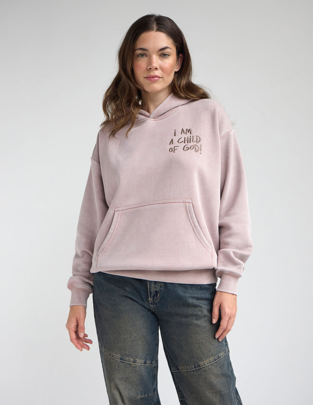 Elevated Faith Child of God Brown Unisex Hoodie - AVBL MRKT (3)