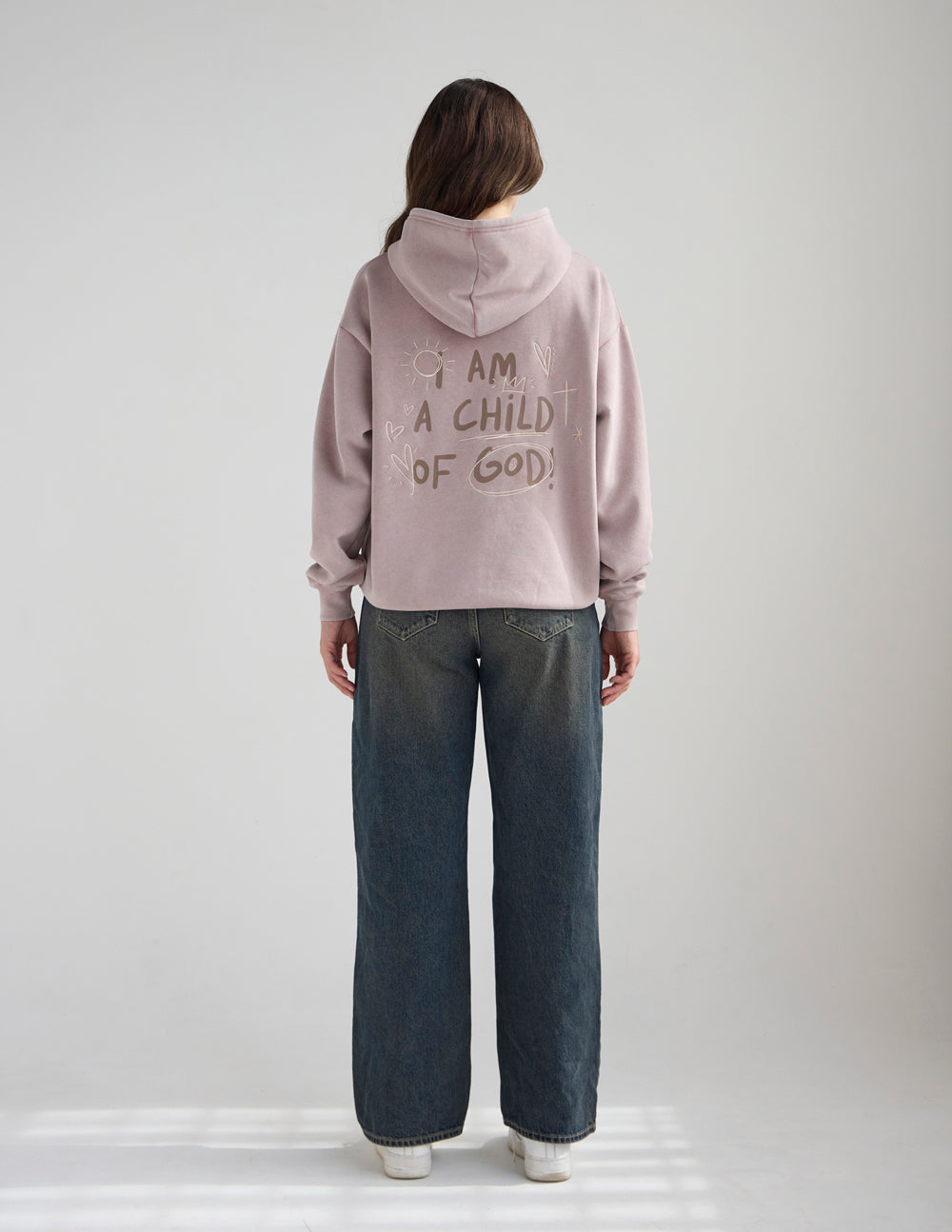 Elevated Faith Child of God Brown Unisex Hoodie - AVBL MRKT (4)