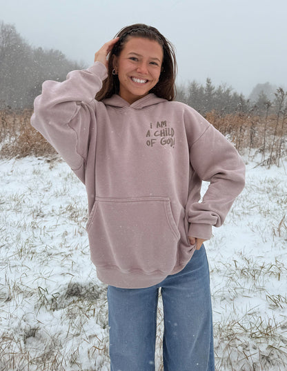 Elevated Faith Child of God Brown Unisex Hoodie - AVBL MRKT (7)