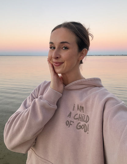 Elevated Faith Child of God Brown Unisex Hoodie - AVBL MRKT (9)