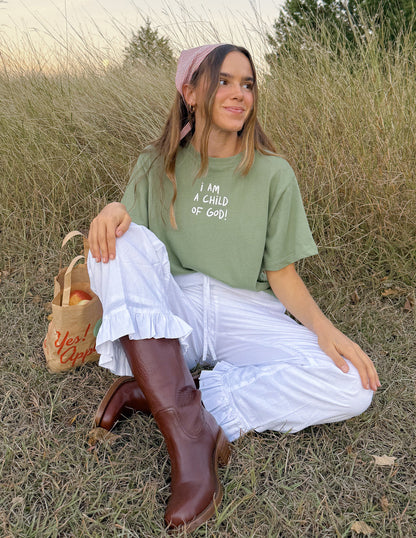 Elevated Faith Child of God Cropped Women's Tee - AVBL MRKT (1)