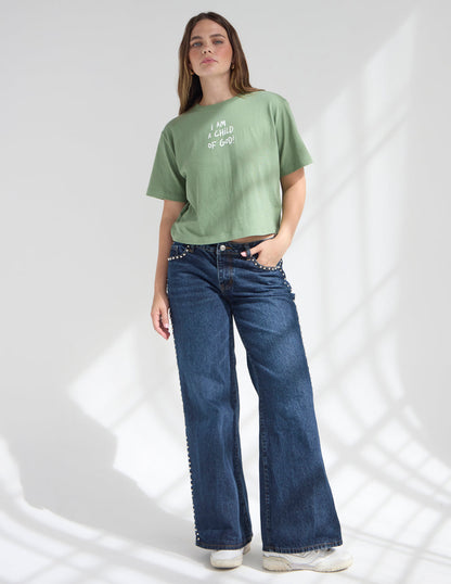 Elevated Faith Child of God Cropped Women's Tee - AVBL MRKT (3)