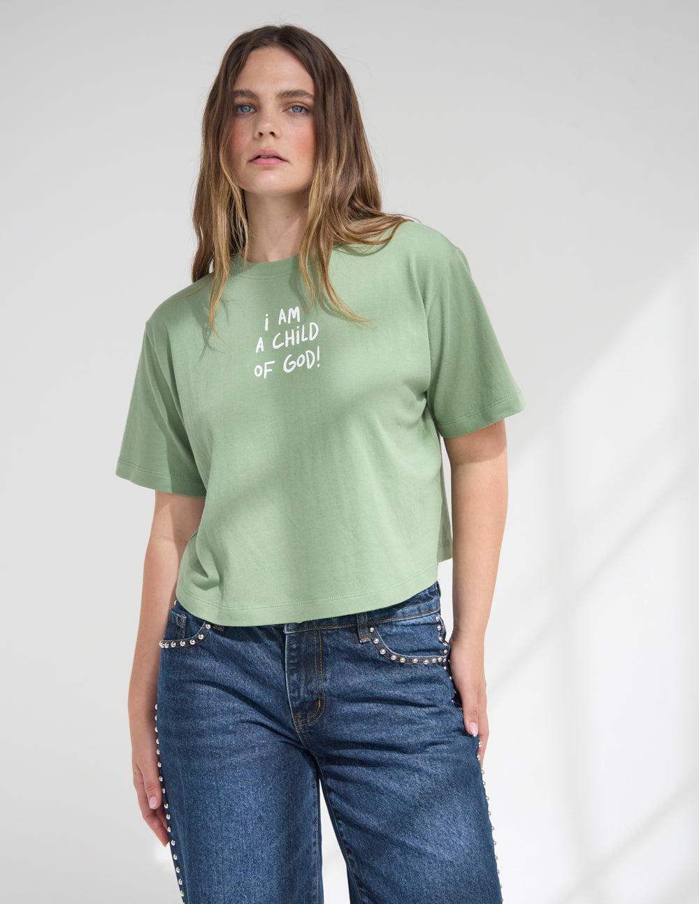 Elevated Faith Child of God Cropped Women's Tee - AVBL MRKT (6)