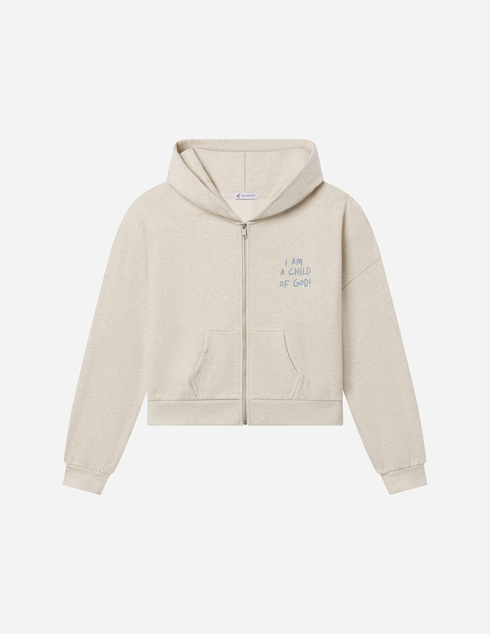 Elevated Faith Child of God Eggshell Full-Zip Hoodie - AVBL MRKT (12)