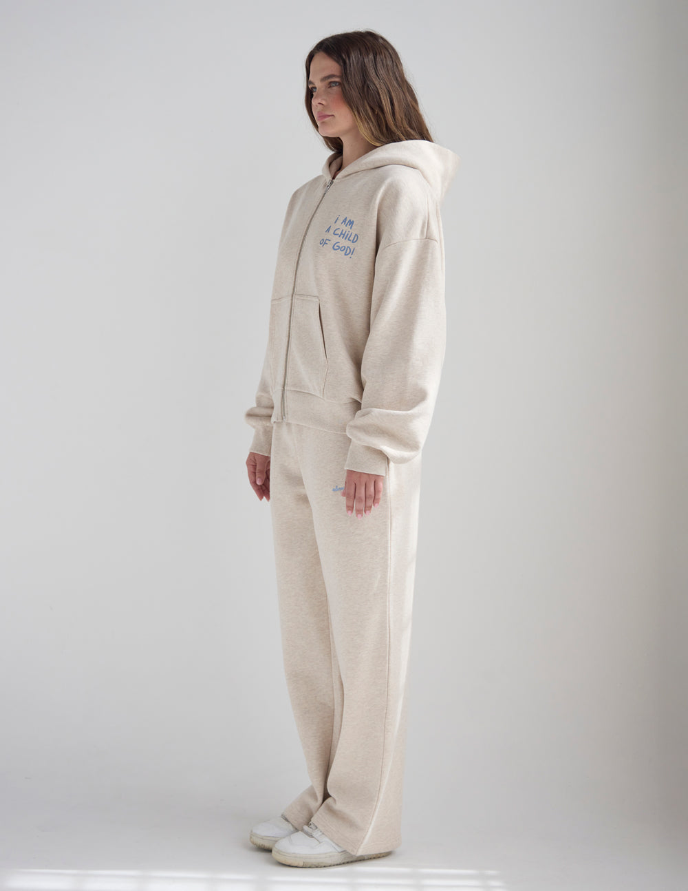 Elevated Faith Child of God Eggshell Full-Zip Hoodie - AVBL MRKT (3)
